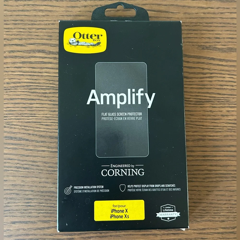 OtterBox Amplify Glass Screen Protector for iPhone X